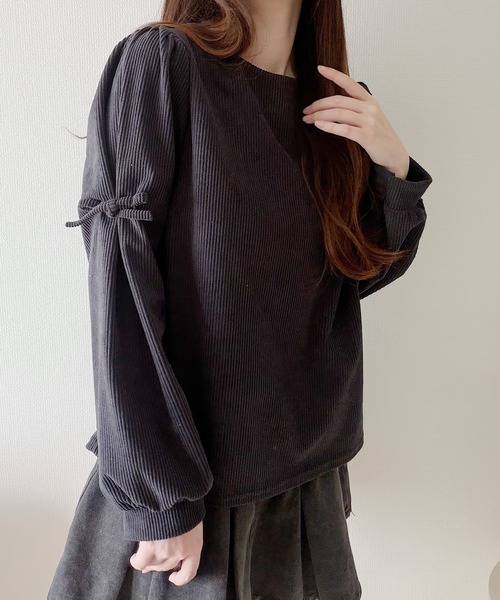 tシャツ コーデュロイリボントップス レディース | Nana（ファッション） | 14