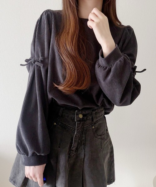 tシャツ コーデュロイリボントップス レディース | Nana（ファッション） | 15
