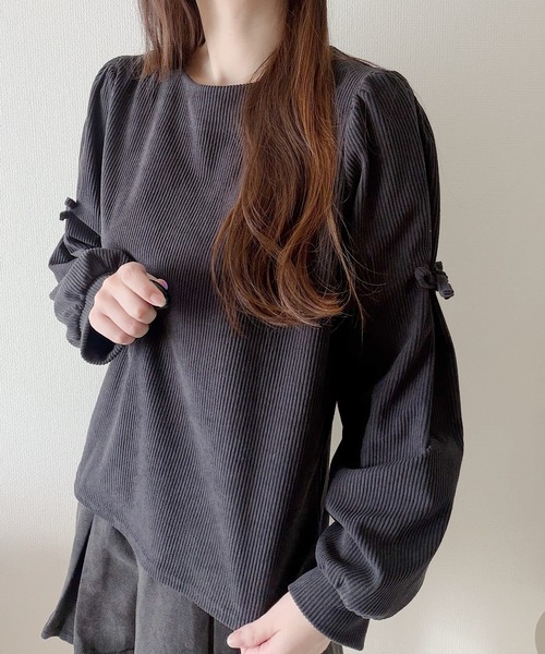 tシャツ コーデュロイリボントップス レディース | Nana（ファッション） | 16