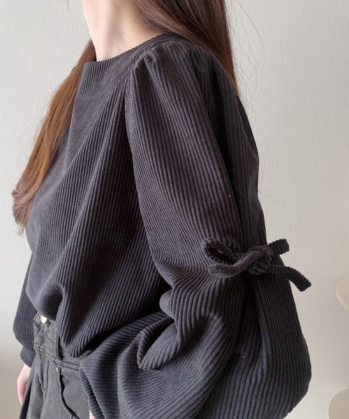 tシャツ コーデュロイリボントップス レディース | Nana（ファッション） | 17