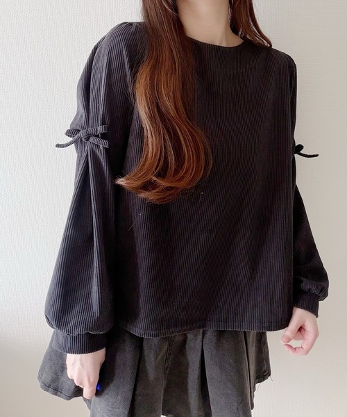 tシャツ コーデュロイリボントップス レディース | Nana（ファッション） | 18