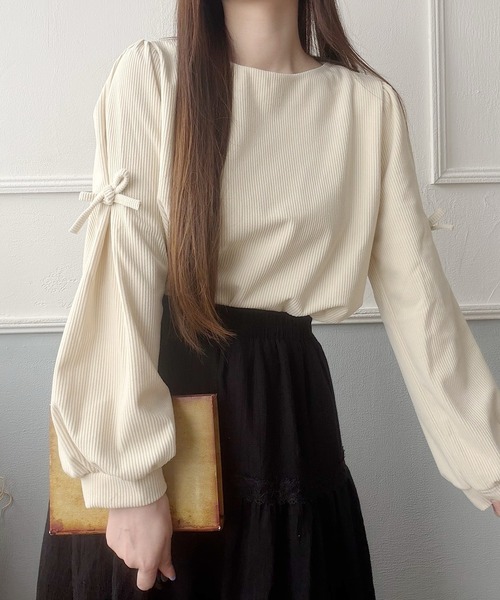 tシャツ コーデュロイリボントップス レディース | Nana（ファッション） | 19
