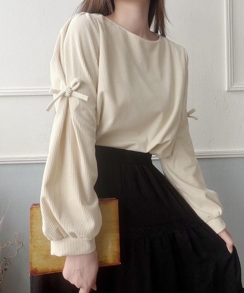 tシャツ コーデュロイリボントップス レディース | Nana（ファッション） | 20