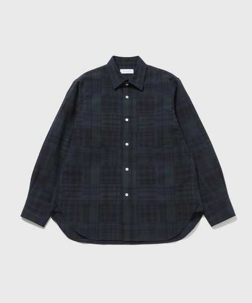 ADAM ET ROPÉ TOOLIGHTレギュラーカラーシャツ ADAM ET ROPE' シャツ パッチワーク マドラスチェック