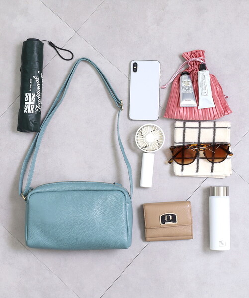 cooco シュリンクレザー横型BOXショルダーバッグ cooco シュリンクレザー横型BOXショルダーバッグ : マルイ(丸井)Yahoo