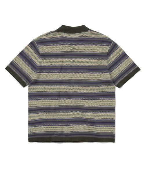 thisisneverthatポロニットセーター thisisneverthat セーター ニット Striped S/S Knit Polo メンズ