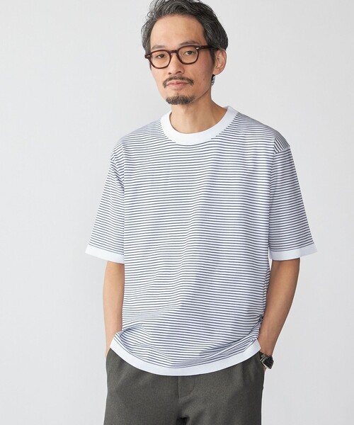 SHIPS tシャツ SHIPS:「洗濯機可能」18ゲージ ポリエステル