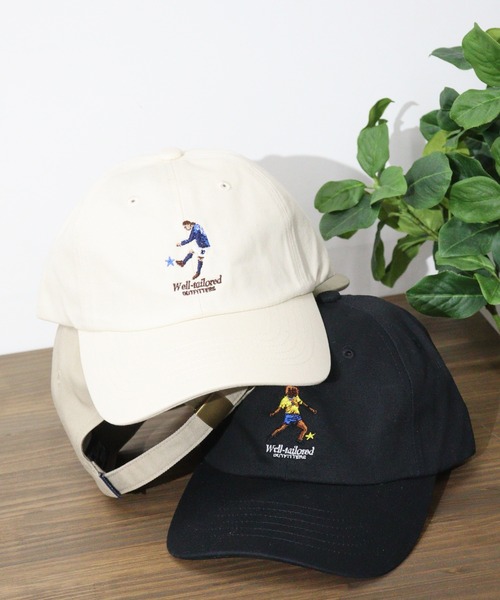 Well-Tailored キャップ 帽子 SOCCER CAP 刺繍 ツイル ベース