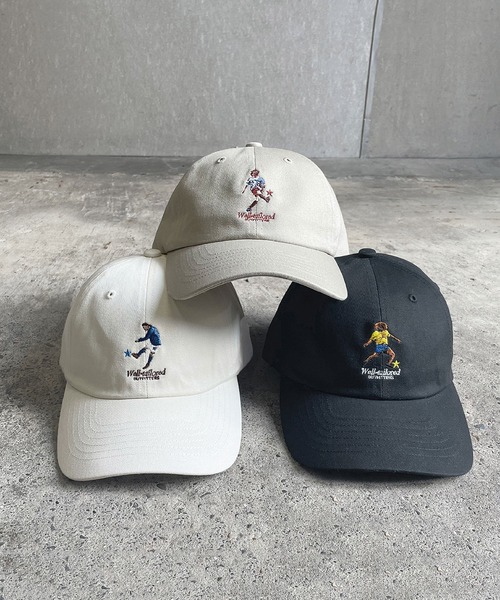 WAAC 刺繍キャップ ホワイト 将棋CAP 刺繍キャップ