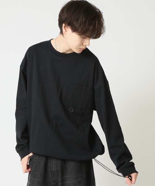 ARCADE（アーケード） tシャツ サングラスグラスコード付き 裾ドロー