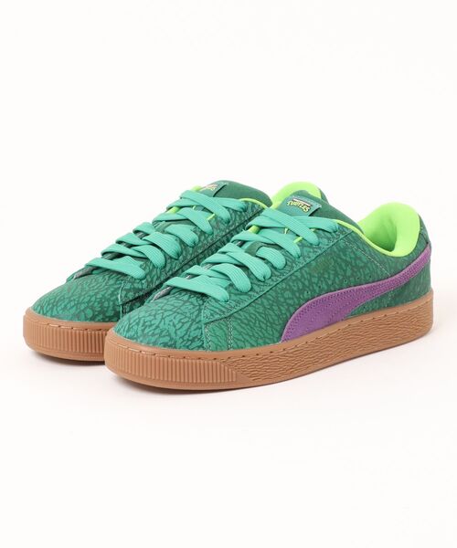 【PUMA】 プーマ SUEDE XL TMNT VINE/GUM 国内発送 プーマ PUMA ユニセックス PUMA x TMNT スウェード XL
