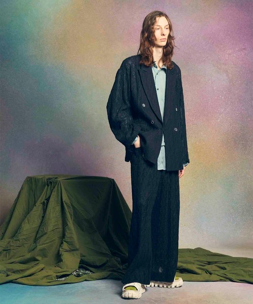 MAISON SPECIAL シャツ 「UNISEX」Prime-Over Cellrose Chiffon