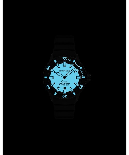 腕時計 「エンポリオ アルマーニ」シリコンベルトウォッチ(尾錠)SEA EXPLORER_AR60085 メンズの画像