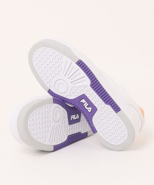 【FILA】 フィラ FILA COURT FEATHERY WHITE/PURPLE 国内発送 FILA スニーカー フィラ COURT FEATHERY フィラコートフェザリー