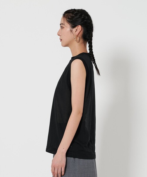 tシャツ 「conte」クルーネック  ノースリーブTシャツ レディース UNITED ARROWS｜<conte>クルーネック ノースリーブTシャツ