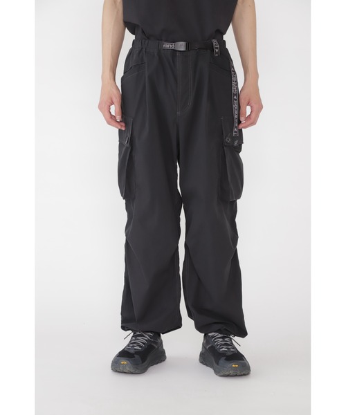 and wander パンツ MILITARY WIDE PANT｜ミリタリーワイドパンツ