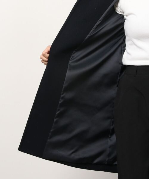 「green label relaxing」 ダッフルコート 40 ネイビー レディース_画像3