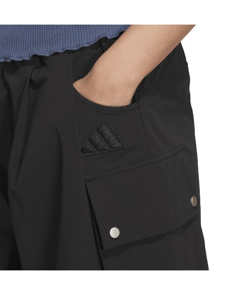 新品 アディダス adidas レディース・コットンカーゴパンツ M 黒 adidas カーゴパンツ / アディダスオリジナルス Originals