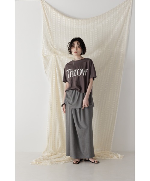 tシャツ CHIGNON BIGロゴ 短丈TEE レディース メンズ