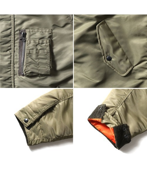 「HOUSTON」 ブルゾン - セージグリーン メンズ_画像6