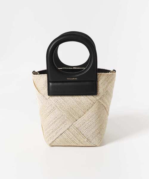 VIOLAD'ORO アバカミニショルダー ショルダーバッグ バッグ VIOLAd'ORO アバカメッシュミニバッグ