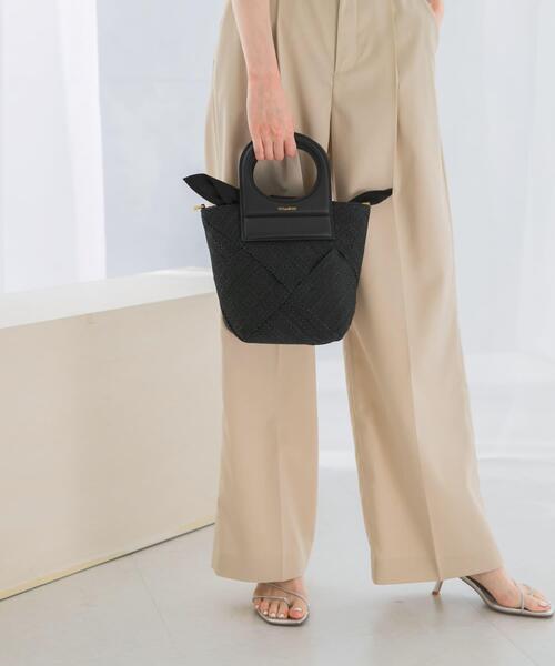 ショルダーバッグ バッグ VIOLAd'ORO アバカメッシュミニバッグ