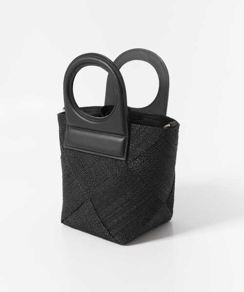 極美品　VIOLAD'ORO アバカミニショルダー☆かごバッグ ショルダーバッグ バッグ VIOLAd'ORO アバカメッシュミニバッグ