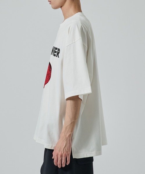 JieDa（ジエダ） tシャツ 「Jieda」PLANET BIG PRINT TEE メンズ