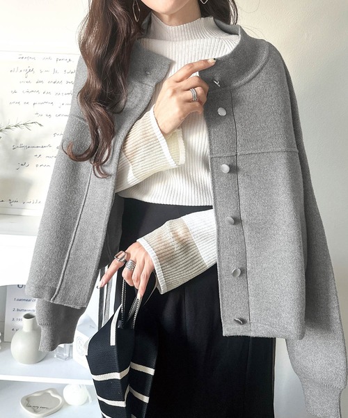 classicalelf（クラシカルエルフ） ブルゾン アウター シンプルで洗練