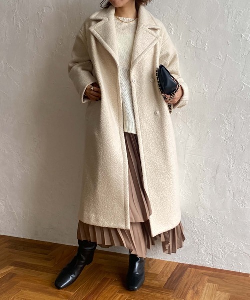 archives（アルシーヴ） チェスターコート MEDIUM アイボリー