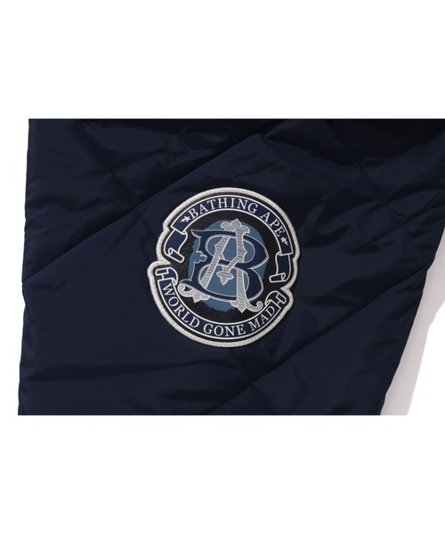 A BATHING APE（アベイシングエイプ） 中綿ブルゾン MEDIUM ネイビー