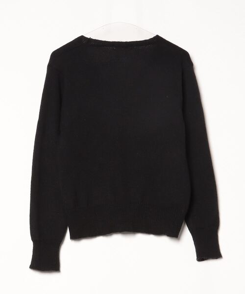 「almo」 ニットカーディガン FREE ブラック レディース_画像2