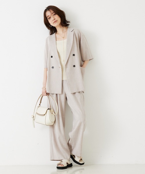 限定価格✨イエナ　リネンライクツイードジャケット パンツ　セットアップ　日本製 楽天市場】【SALE／50%OFF】リネンライクツイードPT IENA イエナ