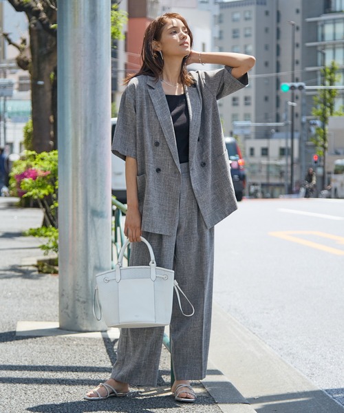 abahouse mavie セットアップ 「WEB限定！2点セット」リネン