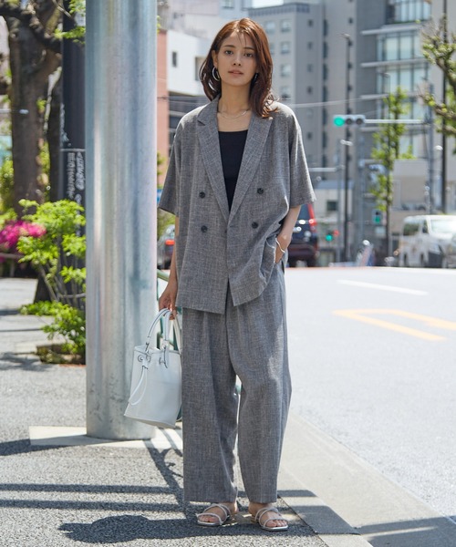 abahouse mavie セットアップ 「WEB限定！2点セット」リネン