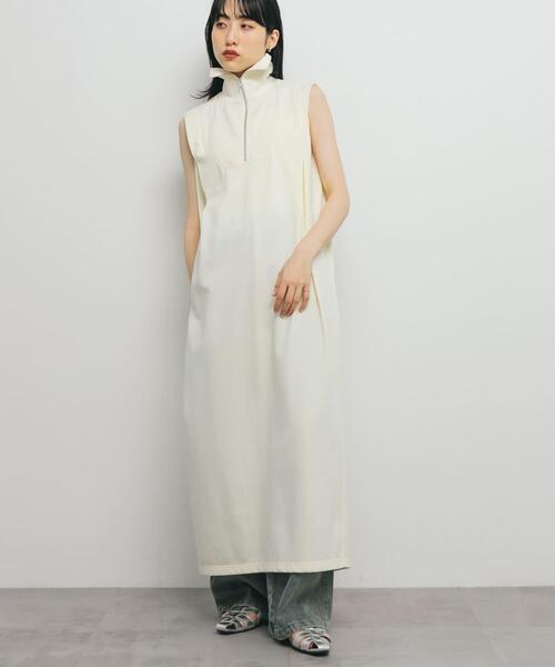 KBF（ケービーエフ） ワンピース ハーフZIPカットワンピース