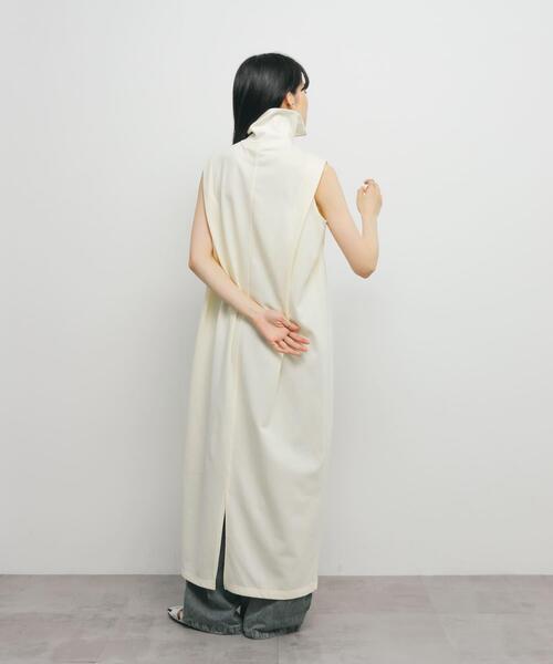 KBF（ケービーエフ） ワンピース ハーフZIPカットワンピース