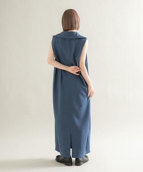 KBF（ケービーエフ） ワンピース ハーフZIPカットワンピース