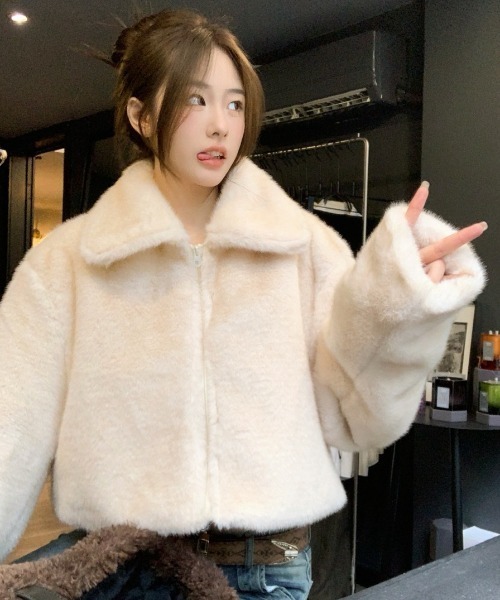 DIAVEL 「DIAVEL」 ジップアップブルゾン M ホワイト レディース