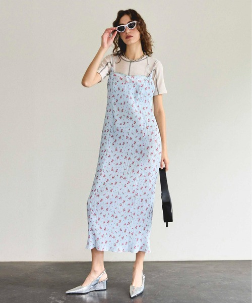 MAISON SPECIAL（メゾンスペシャル） ワンピース Small Flower Pleated