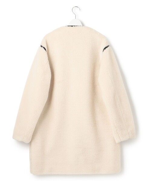 23区（ニジュウサンク） ノーカラーコート 38 ベージュ レディース