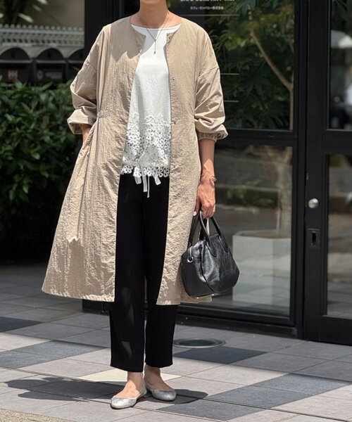 BEARDSLEY tシャツ 裾レースカットソー レディース : ZOZOTOWN
