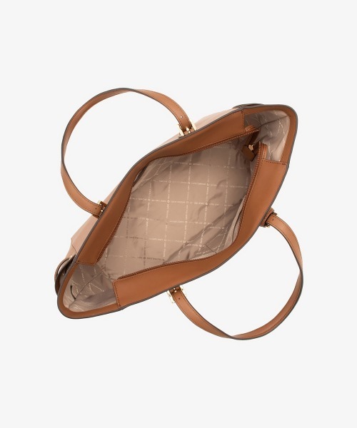【新品未使用】MICHAEL KORS トートバッグ ブラウン/ホワイト Michael Michael Kors ロゴ トートバッグ | ブラウン | FARFETCH JP