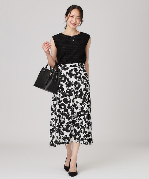 COUP DE CHANCE（クードシャンス） スカート 「手洗い可／日本製」花柄