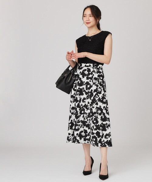 COUP DE CHANCE（クードシャンス） スカート 「手洗い可／日本製」花柄