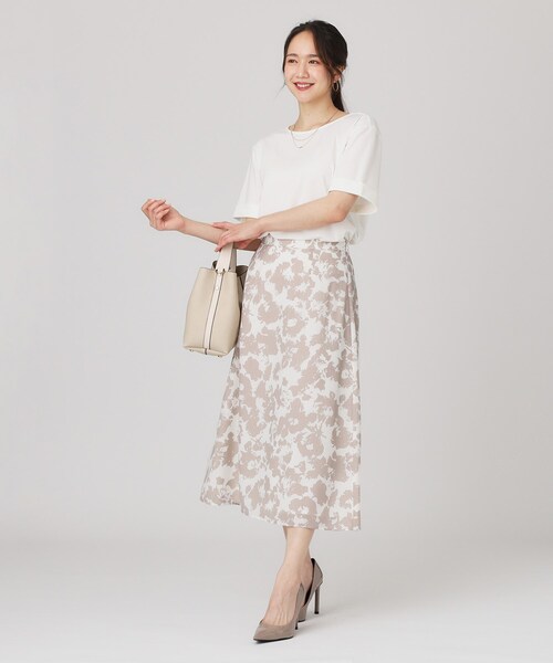 COUP DE CHANCE（クードシャンス） スカート 「手洗い可／日本製」花柄