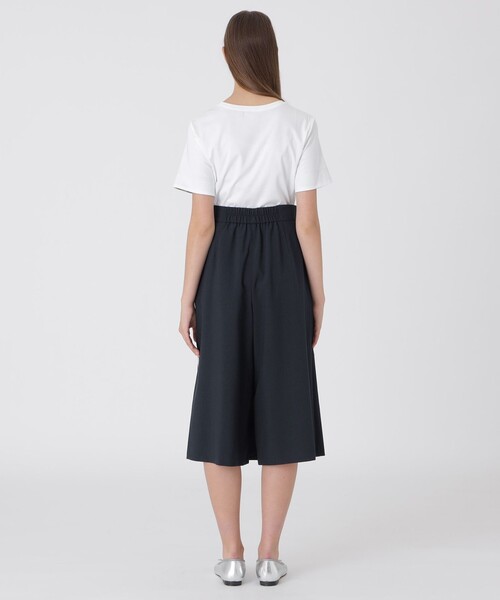 BULE  LABEL CRESTBRIGE ガウチョパンツ BLUE LABEL CRESTBRIDGE パンツ ハイカウントナノパーシャル