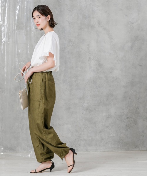 「Gready Brilliant」 半袖カットソー 38 グリーン レディース