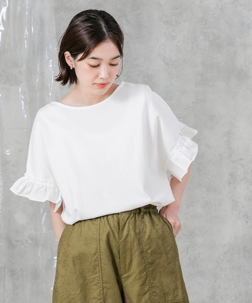 「Gready Brilliant」 半袖カットソー 38 グリーン レディース