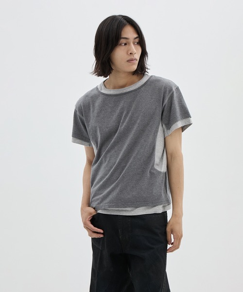 NVRFRGT（ネヴァーフォーゲット） tシャツ 別注 LAYERD SHORT SLEEVE T